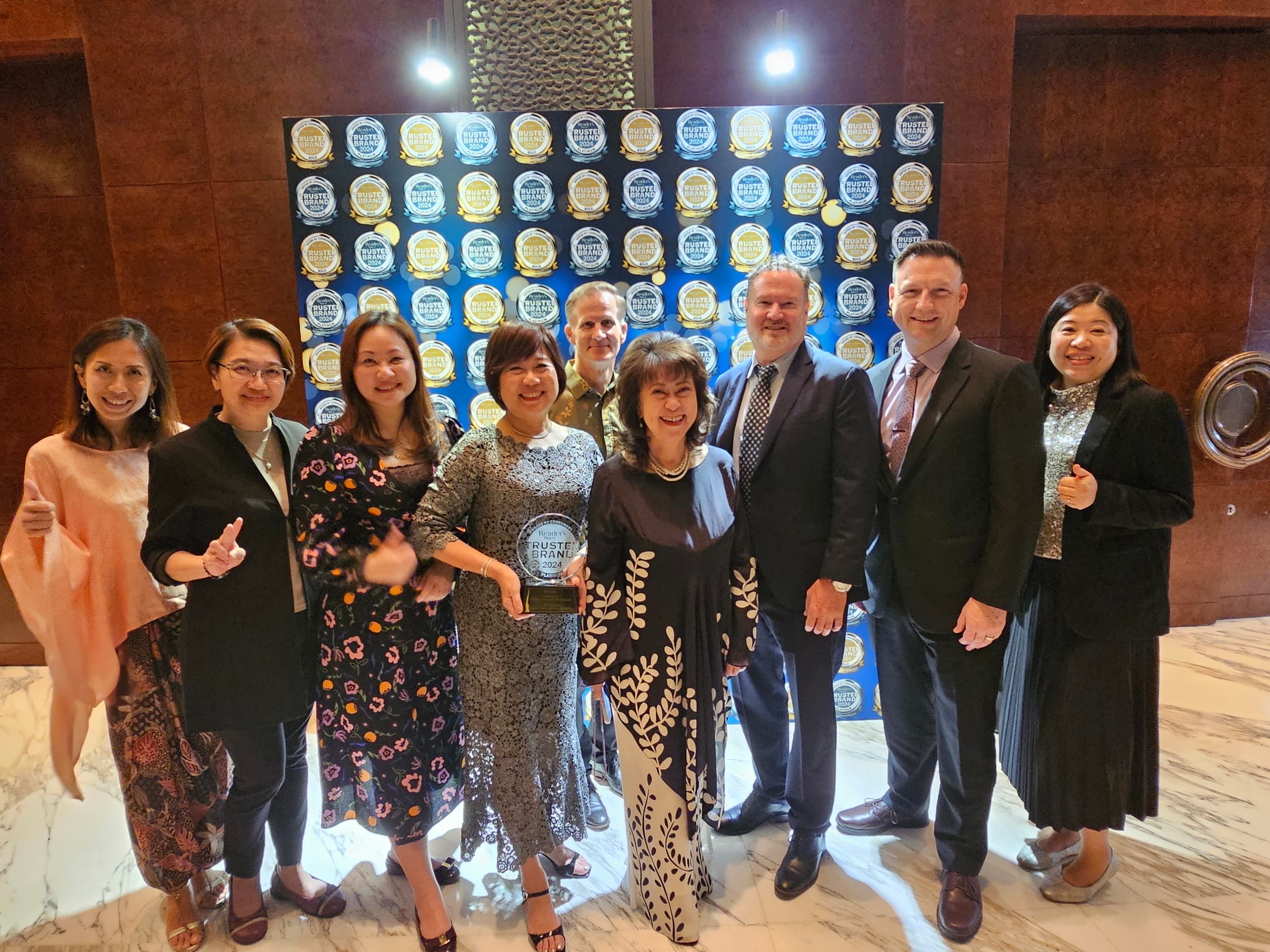 Lucky Seventh Win for Sunway International Schools (at the Reader’s Digest Trusted Brands Awards)